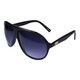 Gotz Switzerland UVA 400 Aviator Black Acetate Sunglasses