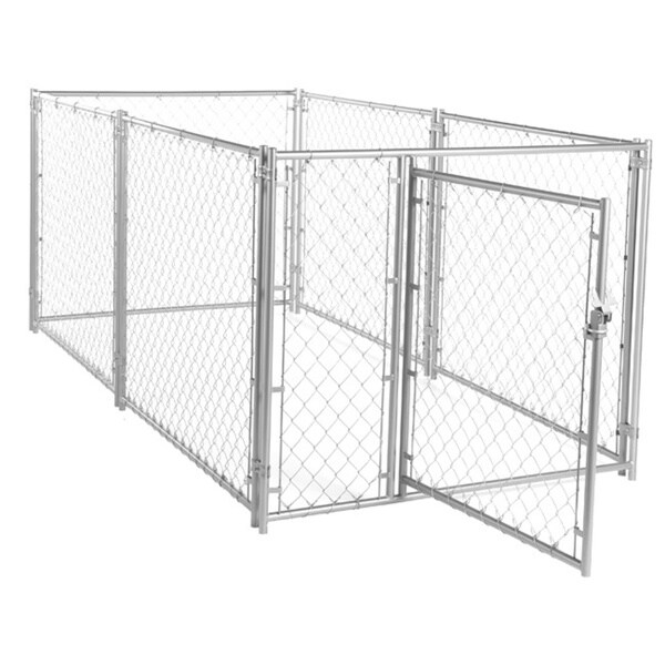 Lucky Dog 4'H x 5'W x 10'L Modular Chain Link Kennel kit 17286405 Shopping