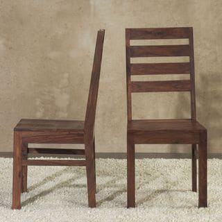 Adeco Elm Wood Vintage Style Dining Chair with Rattan Seat and Back