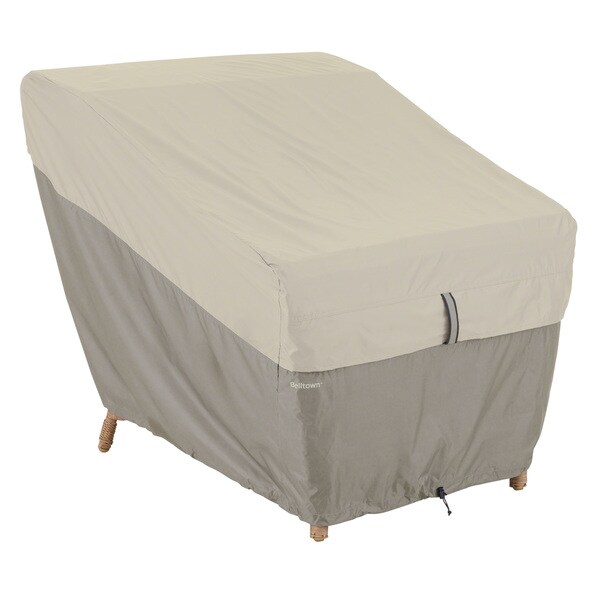 Classic Accessories Belltown Grey Patio Lounge Chair Cover