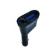 Patuoxun Blue Wireless LCD Display Car FM Transmitter with USB/ SD Card Ports and Remote
