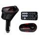 Patuoxun Wireless LCD Display Car FM Transmitter with USB/ SD Card Ports and Remote