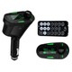Patuoxun Wireless LCD Display Car FM Transmitter with USB/ SD Card Ports and Remote