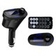 Patuoxun Wireless LCD Display Car FM Transmitter with USB/ SD Card Ports and Remote
