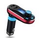 Patuoxun Red Bluetooth FM Transmitter Car Kit and Charger with SD Card/ USB Ports