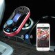 Patuoxun Red Bluetooth FM Transmitter Car Kit and Charger with SD Card/ USB Ports