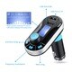 Patuoxun Silver Bluetooth FM Transmitter Car Kit and Charger with SD Card/ USB Ports