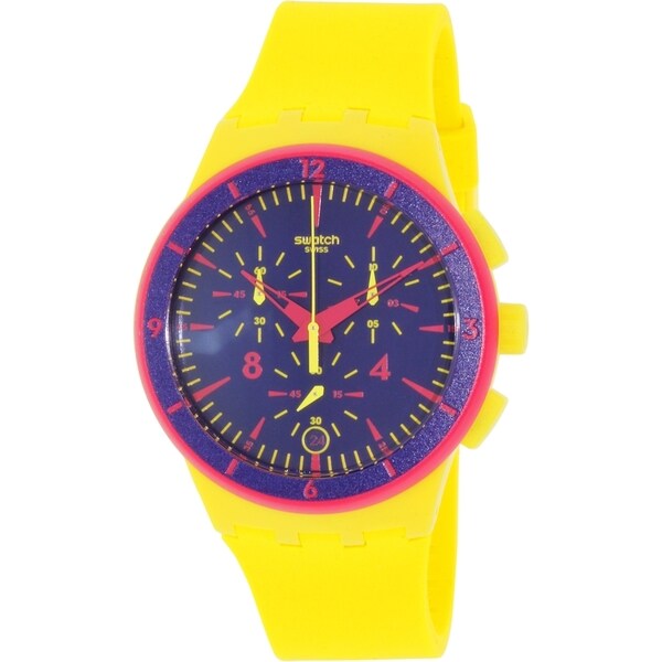 Swatch Men's Originals SUSJ400 Multi Rubber Swiss Quartz Watch