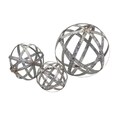 Demi Galvanized Spheres (Set of 3)