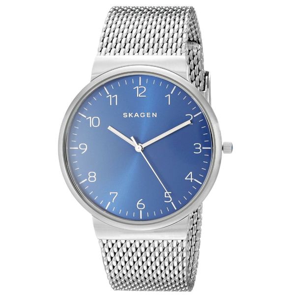 Skagen Men's Ancher SKW6164 Blue Stainless Steel Quartz Watch