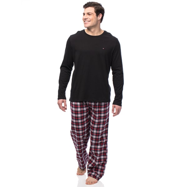 Tommy Hilfiger Men's Garnet Boxed Flannel Sleep Set