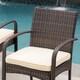 Christopher Knight Home Outdoor Cordoba Wicker Dining Chair with Cushions (Set of 2)