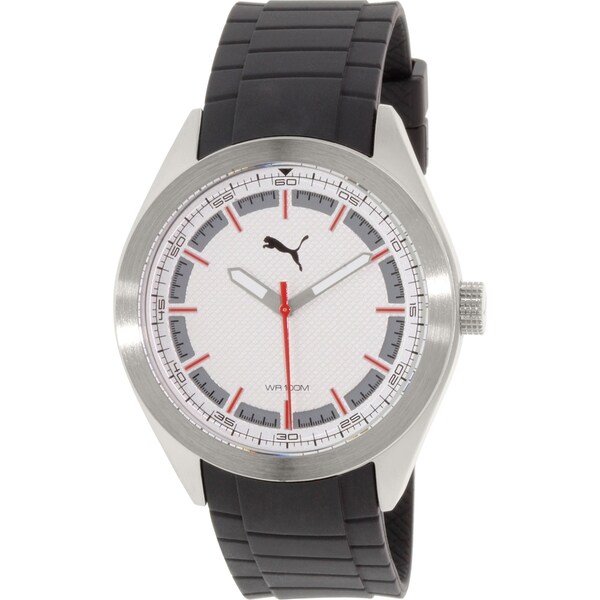 Puma Men's PU103321007 Black Rubber Quartz Watch