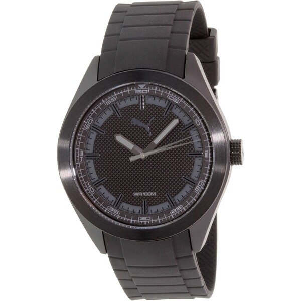 Puma Men's PU103321006 Black Rubber Quartz Watch