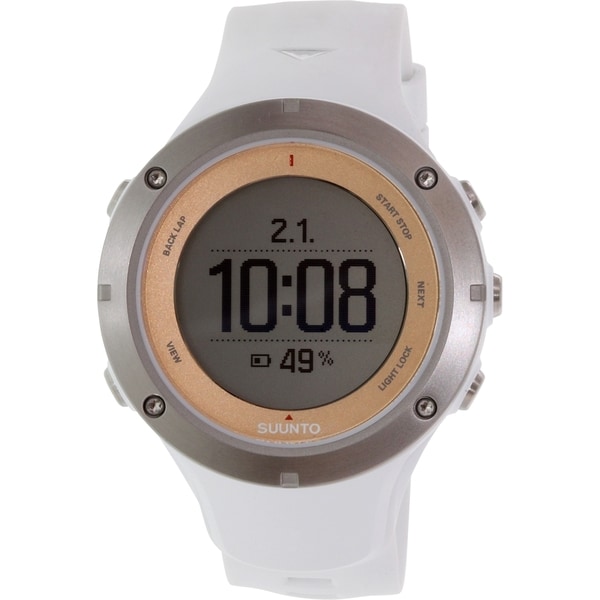 Suunto Men's Ambit 3 SS020672000 White Rubber Quartz Watch
