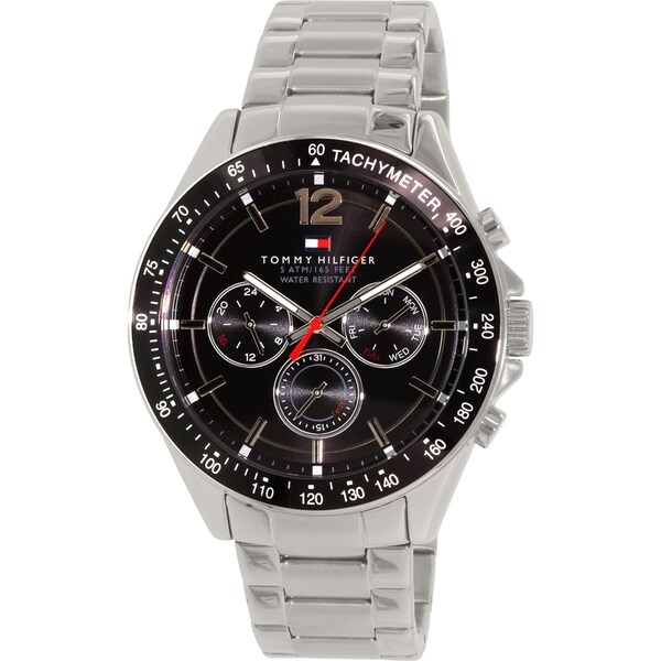 Tommy Hilfiger Men's 1791104 Silver Stainless-Steel Quartz Watch