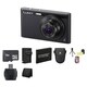 Panasonic Lumix DMC-XS1 Black 16.1 MP Digital Camera Bundle