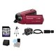 Panasonic HC-V110 Red HD Camcorder and 16GB Card Bundle
