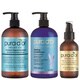 Pura d'or Premium Organic Hair Loss Prevention Shampoo, Conditioner and Argan Oil Set