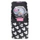 Disney Rhinestone Flower Minnie Leather Strap Watch
