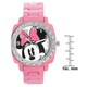 Disney Rhinestone Minnie Mouse Link Watch