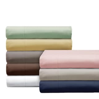 Elle 1000 Thread Count Cotton-rich Pinstripe 4-piece Sheet Set