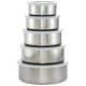 Imperial Stainless Steel Bowl and Lid 10-piece Set