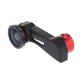 Patuoxun 3-in-1 180-degree Fisheye/ Wide Angle/ Macro Quick-Change Camera Lens Photo Kit for iPhone 6