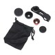 Patuoxun 3-in-1 180-degree Fisheye/ Wide Angle/ Macro Quick-Change Camera Lens Photo Kit for iPhone 6