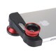 Patuoxun 3-in-1 180-degree Fisheye/ Wide Angle/ Macro Quick-Change Camera Lens Photo Kit for iPhone 6