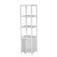Bamboo Natural Spa 5-shelf Cabinet Tower