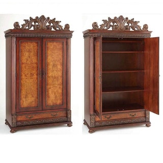 D-Art Carved Top Armoire (Indonesia)