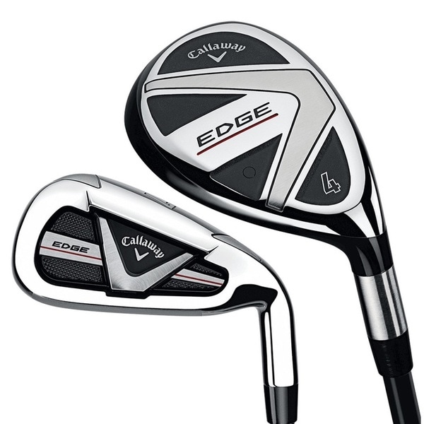 Callaway Men's Edge Hybrid Irons Set 4H,5H,6H,7AW Graphite/Steel