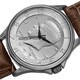 August Steiner Men's Japanese Quartz Kennedy Half Dollar Coin Leather Strap Watch