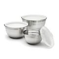 Cuisinart Stainless Steel Mixing Bowls with Lids 6-piece Set