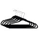 Velvet plastic Huggable Suit Hangers (Set of 50)