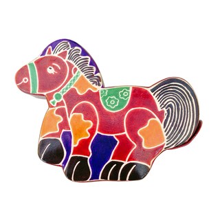 Handmade Horse Leather toy Bank (India)