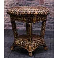 Somette Indoor/Outdoor 21-inch Rattan Round Side Table (Philippines)