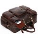 Vicenzo Leather Titan Full Grain Heavy Duty Leather Laptop Briefcase