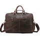 Vicenzo Leather Titan Full Grain Heavy Duty Leather Laptop Briefcase