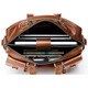 Vicenzo Leather Titan Full Grain Heavy Duty Leather Laptop Briefcase