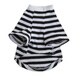 Iconic Pet Pretty Pet Black and White Striped Top