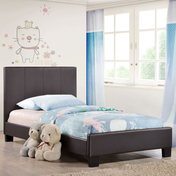 Alex Fabric Bed Frame in Brown