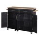 Home Styles Dolly Madison Black Island Cart