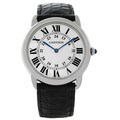 Cartier Men's W6700255 Ronde Solo Round Black Leather Watch