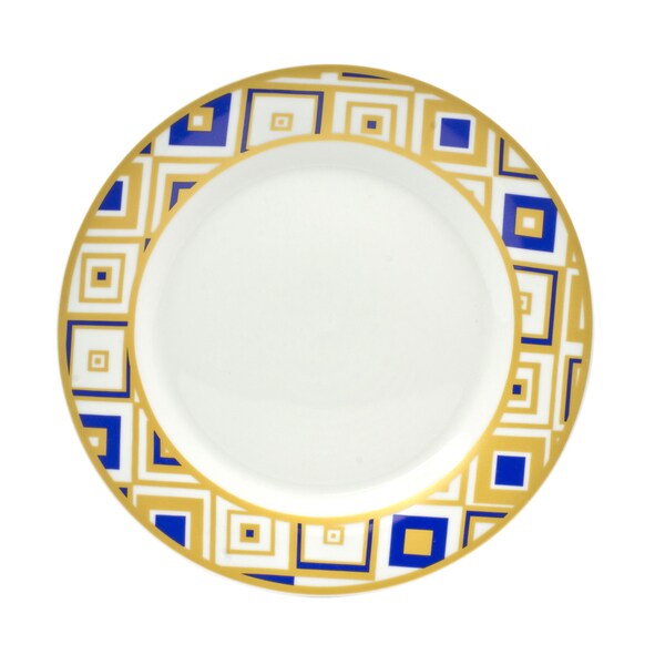 Xena Sapphire Salad Plates (Set of 4)