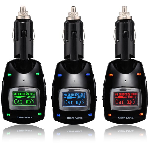 Patuoxun 3.5mm AUX FM Transmitter Car Kit for Mobile Devices