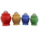 Colorful Rooster Hand-painted Food Storage Canister 4-piece Set