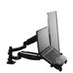 Loctek Dual-arm Desk Monitor and Laptop Mount with Gas Spring Arms