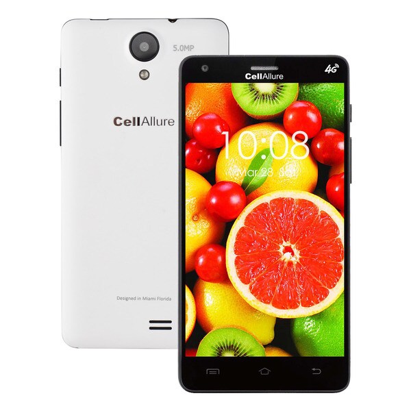 CellAllure Smart III 5-inch Unlocked GSM Dual-SIM 4G 4GB Android 4.2.2 Smartphone